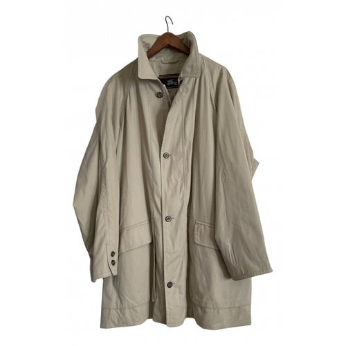 Pre-owned Burberry Cloth Trenchcoat In Beige