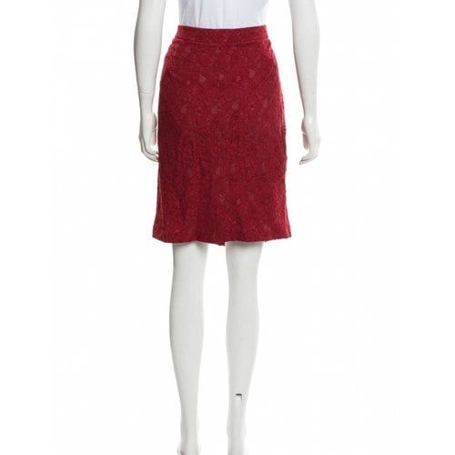 Pre-owned Moschino Love Mid-length Skirt In Red