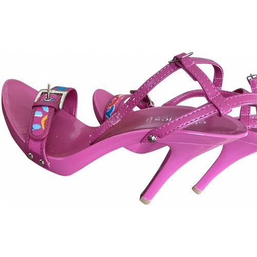 Pre-owned Charles David Sandals In Pink