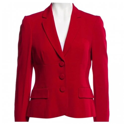Pre-owned Moschino Blazer In Red