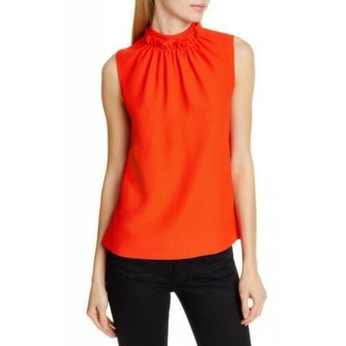 Pre-owned Ted Baker Blouse In Orange