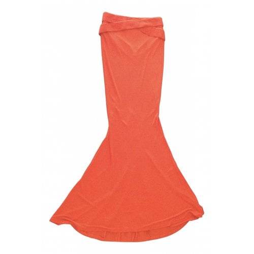 Pre-owned Blumarine Maxi Dress In Orange