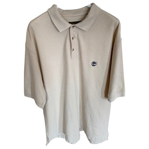 Pre-owned Timberland Polo Shirt In Beige
