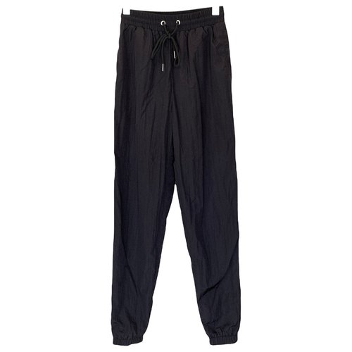 Pre-owned Lna Trousers In Black