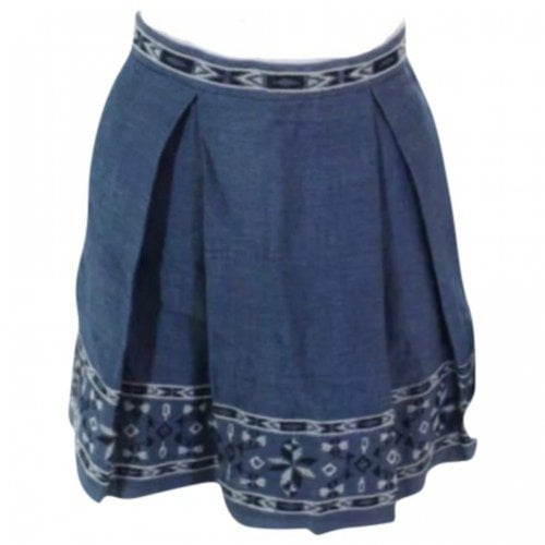 Pre-owned Sea New York Mini Skirt In Blue