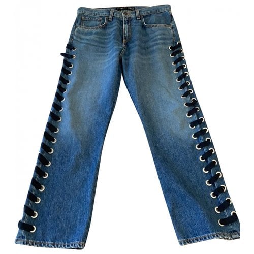 Pre-owned Veronica Beard Large Jeans In Blue