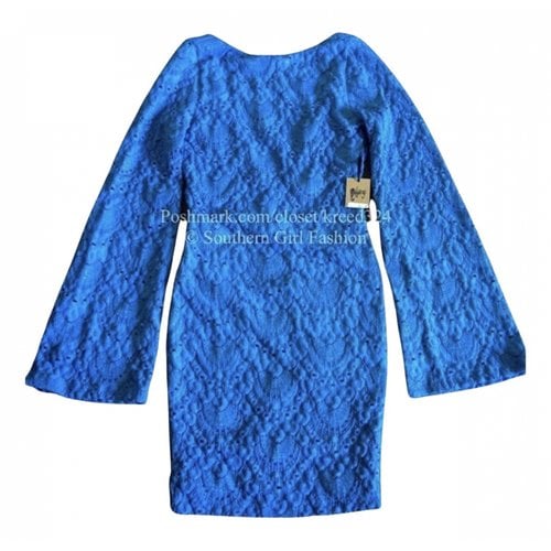 Pre-owned Nightcap Mini Dress In Turquoise
