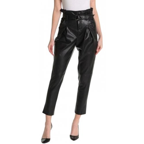 Pre-owned Blanknyc Vegan Leather Trousers In Black