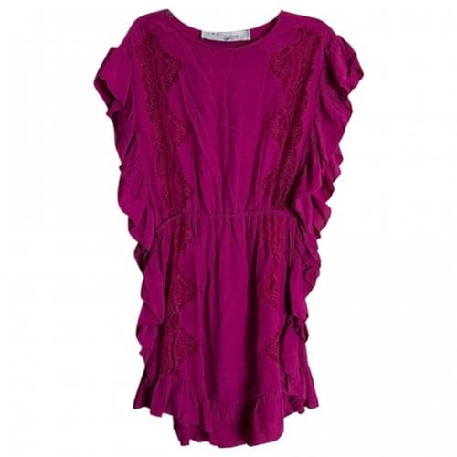 Pre-owned Iro Lace Mini Dress In Pink