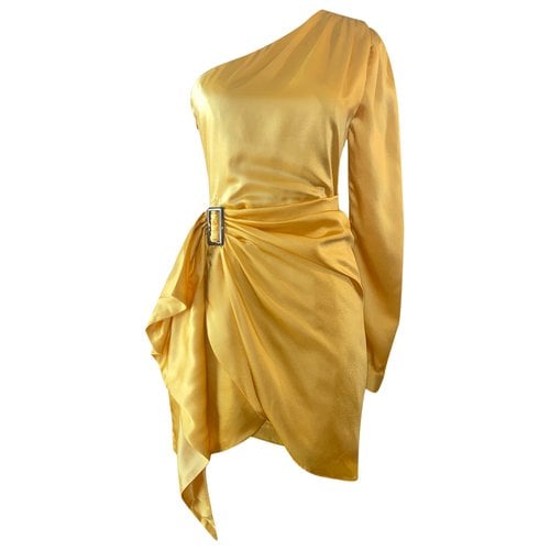 Pre-owned Lovers & Friends Mini Dress In Yellow