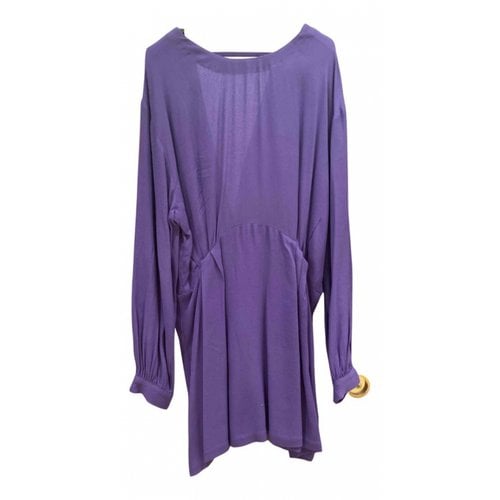 Pre-owned Iro Mid-length Dress In Purple