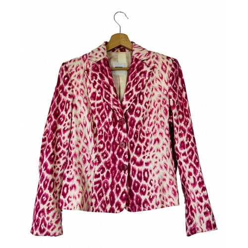 Pre-owned Moschino Wool Blazer In Pink