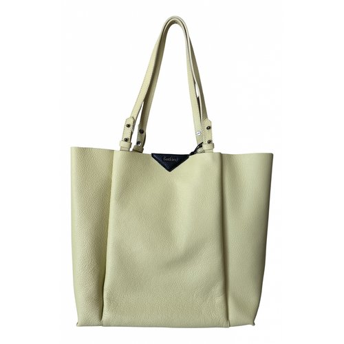 Pre-owned Botkier Leather Tote In Yellow