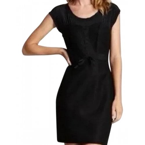 Pre-owned Rebecca Taylor Silk Mini Dress In Black