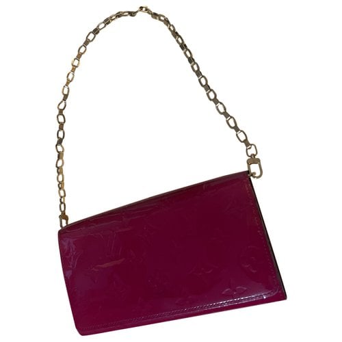 Pre-owned Louis Vuitton Glitter Handbag In Purple