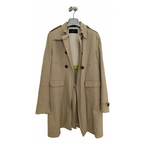 Pre-owned Mauro Grifoni Trench Coat In Beige