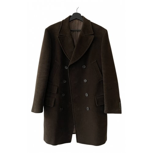 Pre-owned Gucci Coat In Brown