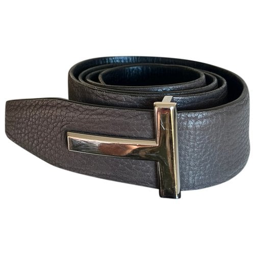Pre-owned Tom Ford Leather Belt In Multicolour