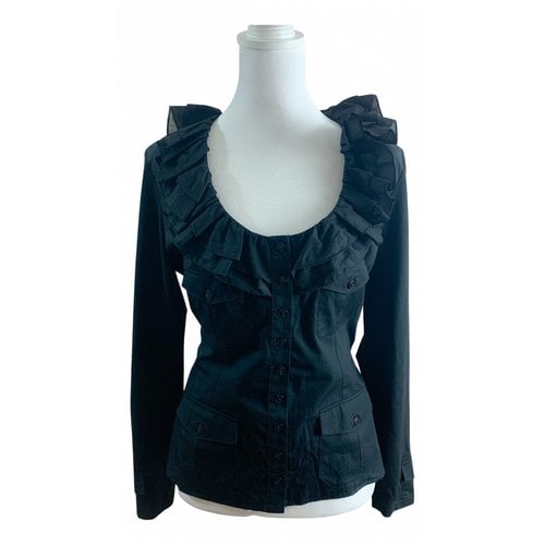 Pre-owned Anne Fontaine Blouse In Black