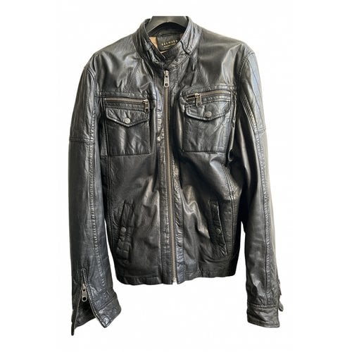 Pre-owned Oakwood Leather Jacket In Black