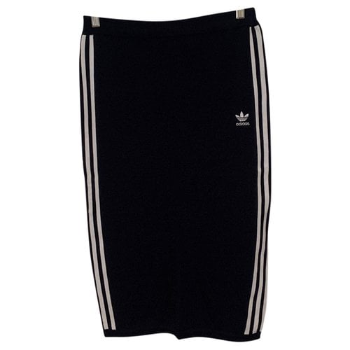 Pre-owned Adidas Originals Mid-length Skirt In Blue