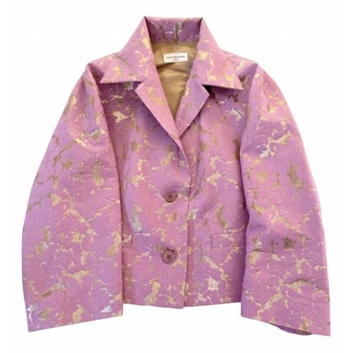 Pre-owned Dries Van Noten Jacket In Pink