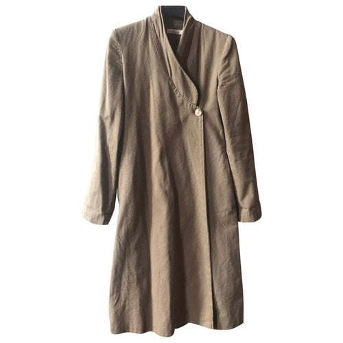 Pre-owned Stella Forest Coat In Khaki