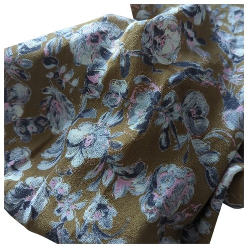 Pre-owned Tara Jarmon Silk Handkerchief In Multicolour