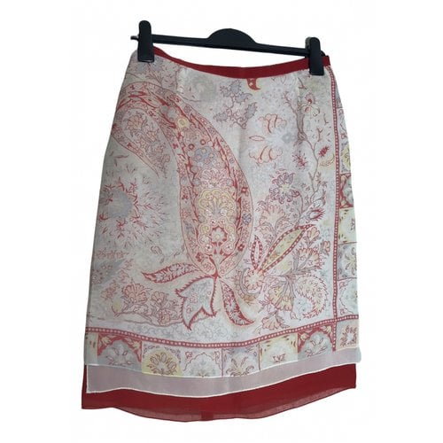 Pre-owned Etro Silk Mini Skirt In Multicolour