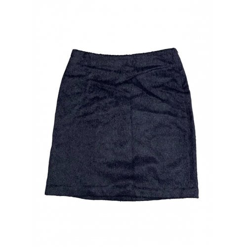 Pre-owned Agnona Wool Mid-length Skirt In Blue