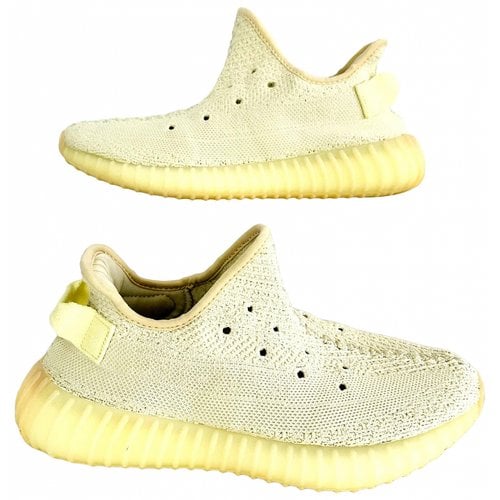 Pre-owned Yeezy X Adidas Boost 350 V2 Trainers In Yellow
