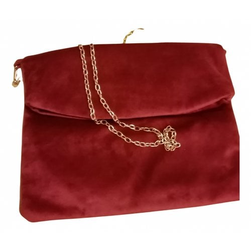 Pre-owned Manoush Velvet Handbag In Red