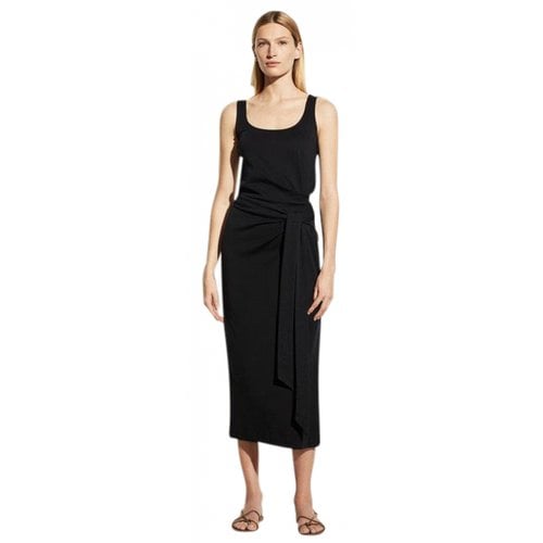 Pre-owned Vince Maxi Dress In Black