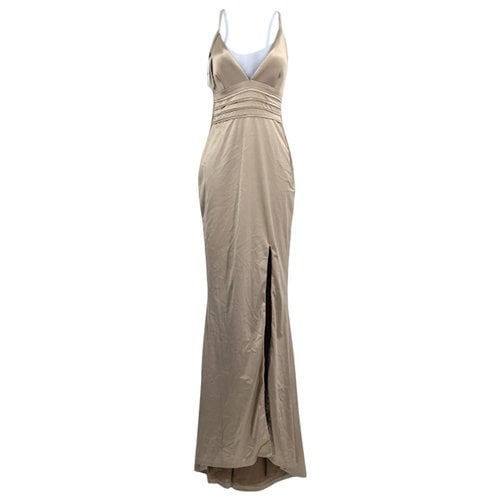 Pre-owned Nookie Dress In Gold