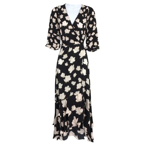 Pre-owned Allsaints Maxi Dress In Black