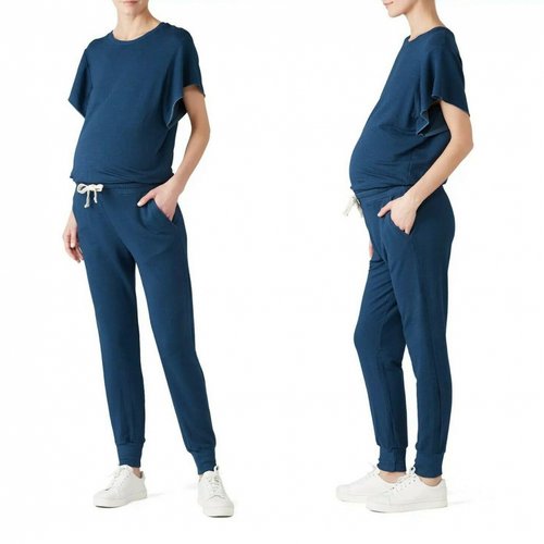 Pre-owned Monrow Jumpsuit In Blue
