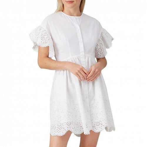Pre-owned Rebecca Taylor Mini Dress In White