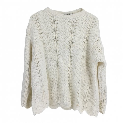 Pre-owned Dkny Jumper In White