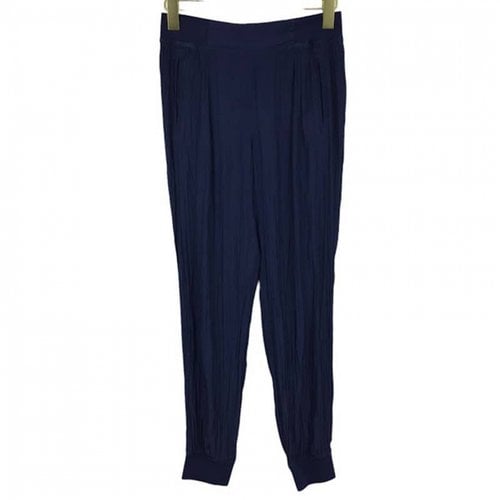 Pre-owned Ramy Brook Trousers In Blue