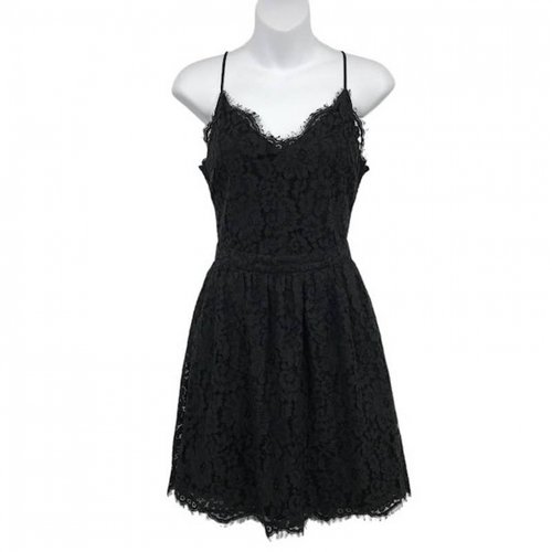Pre-owned Joie Lace Dress In Black