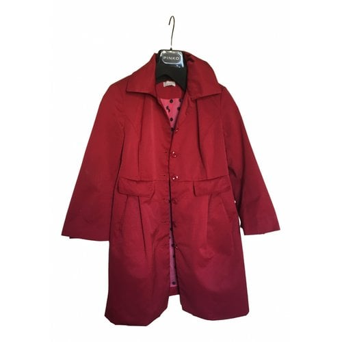 Pre-owned Pinko Coat In Red