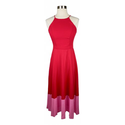 Pre-owned Aidan Mattox Mid-length Dress In Red