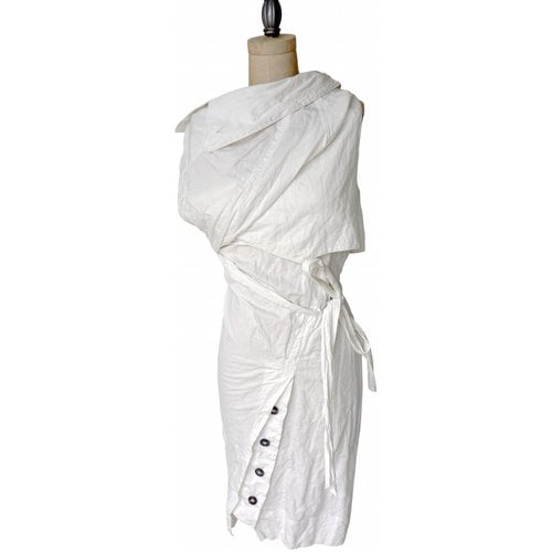 Pre-owned Allsaints Mini Dress In White