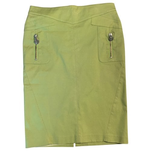 Pre-owned Versace Mid-length Skirt In Green