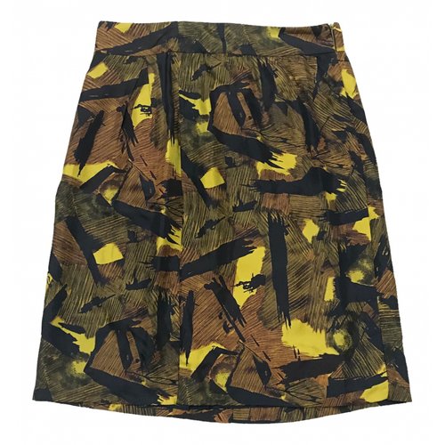 Pre-owned Dries Van Noten Silk Mid-length Skirt In Multicolour