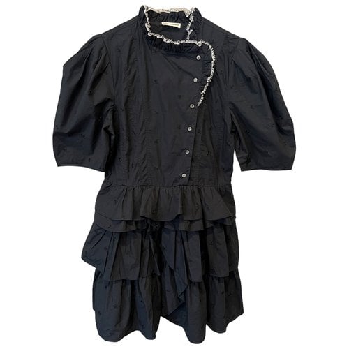 Pre-owned Ulla Johnson Mini Dress In Black