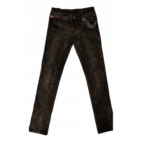 Pre-owned Miss Sixty Slim Jeans In Grey