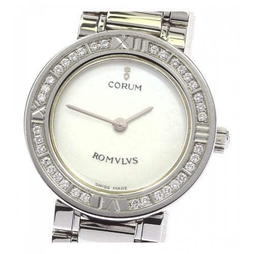 Pre-owned Corum Romulus Watch In White