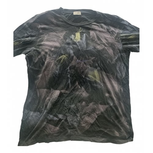 Pre-owned Saint Laurent T-shirt In Anthracite