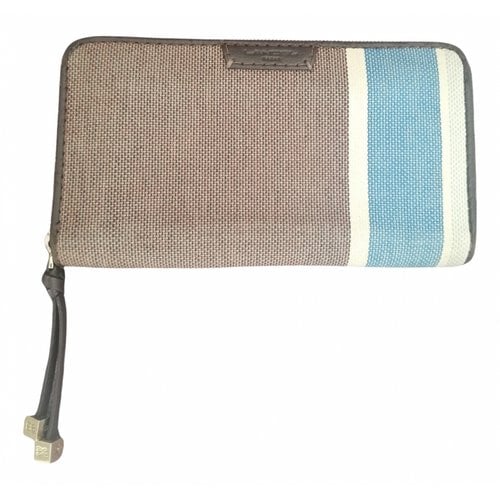 Pre-owned Lancel Cloth Wallet In Multicolour